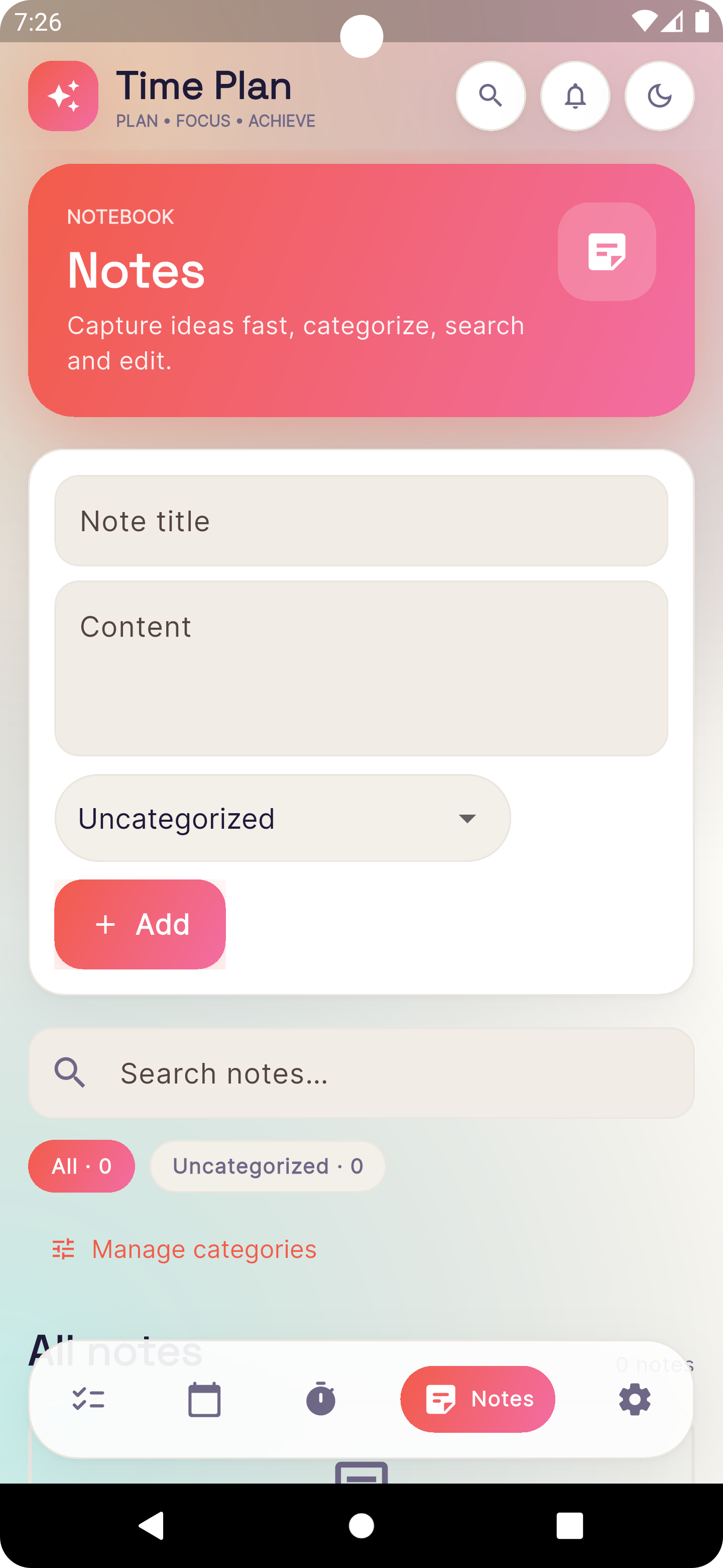 Notes Manager